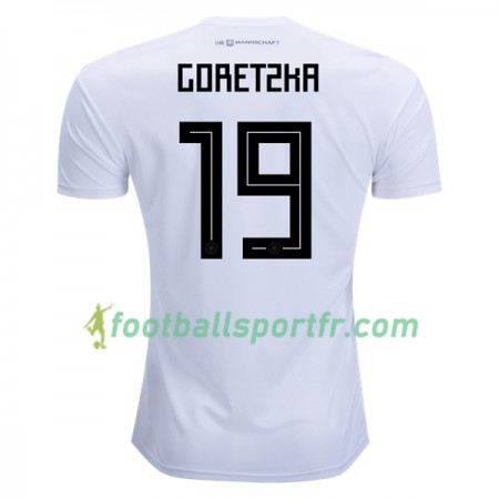 Tenue Allemagne Goretzka 19 Domicile Coupe du monde 2018 Maillot de Foot